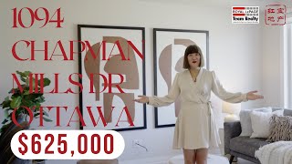 SOLD【Ottawa Real Estate】1094 Chapman Mills Drive, Ottawa- Presented by Ruby Xue Team