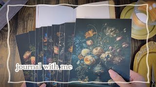 【ASMR】ダークヴィンテージ系のコラージュ2つ (scrapbooking＊journal with me＊relaxing sounds＊dark vintage🖤