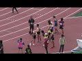 2年男子100m決勝 千葉県中学新人2024