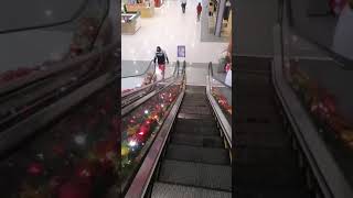 Philippines, Bulacan, SM SJDM, 1X escalator - going down