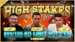 SUPER HIGH STAKES POKER w/ Garrett Adelstein, Gal, Andy!!! Commentary by Bart Hanson