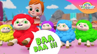 Baa Baa Black Sheep Song! + More Nursery Rhymes \u0026 Kids Songs | Vroom Kids