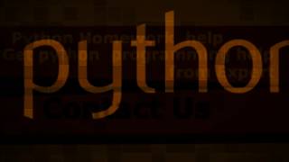 Python Homework Help, Python Assignment Help