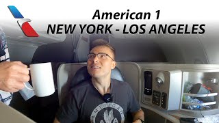 First Class on Flight #1 - The A321T Farewell Tour - American Airlines from New York to Los Angeles