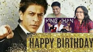 SRK birthday mashup reaction | HAPPY BIRTHDAY SHAH RUKH KHAN | SHAHRUKH KHAN MASHUP reaction | SRK |