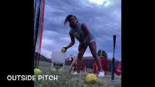 Hitting Outside Pitches On A Tee !