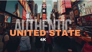 UNITED STATE IN 4K WITH RELAXING MUSIC AND CITIES VIEWS #USA #4KVideo #RelaxingMusic #travel