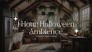 1 Hour Halloween Ambience | Practical Magic Inspired Soundtrack and Soothing Nature Sounds | Looped