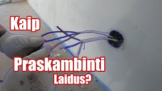 Kada, kodėl, ir kaip reikia praskambinti laidus?