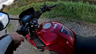 Honda CB125F 1,5 l/100 km Testride Walkaround GoPro Hero 11 Black Media Mod