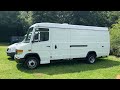 mercedes vario 814d lwb dimensions measurements camper van build