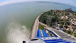 Millennium Force CRAZY 310 ft Giga Roller Coaster 4K POV! | Cedar Point Ohio [No Copyright]