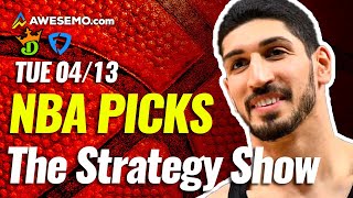 NBA DFS PICKS: DRAFTKINGS & FANDUEL DAILY FANTASY BASKETBALL STRATEGY | TODAY TUESDAY APRIL 13.
