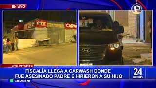 Ate Vitarte: asesinan a dueño de 'carwash' y dejan herido a su hijo de 15 años (2/2)