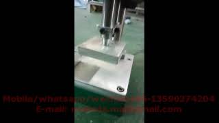 Pneumatic Simple Soap Logo Making Machine