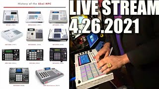 AKAI MPC History & MPC Live 2 Sampling & Beat Making Stream