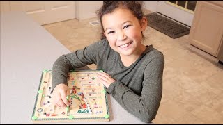 Magnetic Color and Number Maze Review | Montessori Toys for 3+ Year Old Wooden Puzzle Activity Board