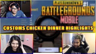 Insane chicken dinner in PUBGM INDIA custom rooms ft Ankkita and Dank rishu