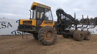 Lot 1093: 1999 Ponsse S15 Forwarder Will Be Sold At Auction!