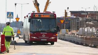 Tillfällig Bussterminal vid Slussen öppnar 2 maj 2018