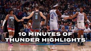 10 Minutes of OKC Thunder Highlights ⚡ | Top Team Plays & Moments of February 2023!