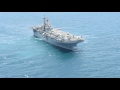 uss boxer lhd 4 is anchored in the arabian gulf during amphibious operations