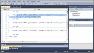 Visual Basic Tutorial 51 Constants YouTube