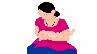 Cross Cradle Hold for Breastfeeding - Malayalam