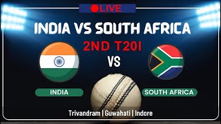 🔴LIVE CRICKET MATCH TODAY | 2nd T20 | IND vs SA LIVE MATCH TODAY || INDIA VS SOUTH AFRICA LIVE MATCH