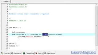 33 #define PreProcessor Directive in C Programming Language Video Tutorial