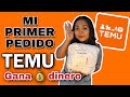 Mi primer pedido TEMU🟧Como ganar dinero con Temu | Productos Gratis TEMU🎁