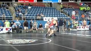 Junior 132 - Hayden Tuma (Idaho) vs. David Rump (Pennsylvania)