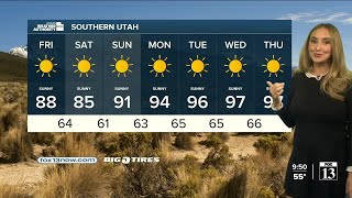 Cooler Friday, possibly rainy Saturday but warmer days after! - Thursday, May 23