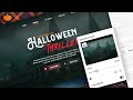 Design a Spooky Landing Page using Videos in Adobe XD