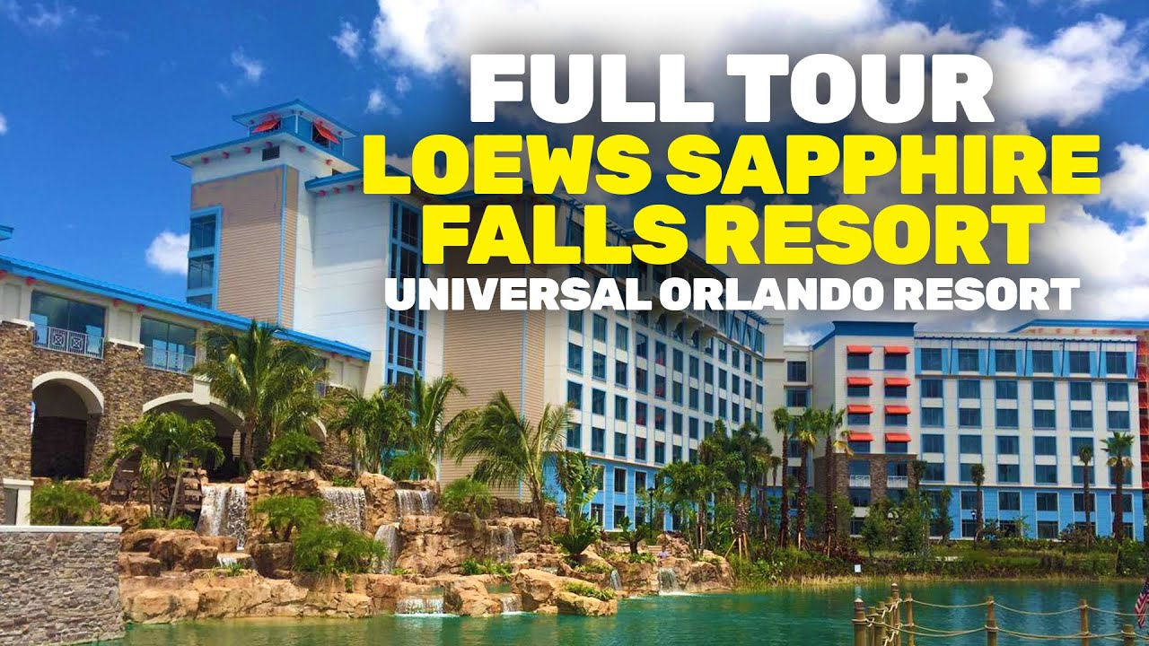 NEW Loews Sapphire Falls Resort Full Walkthrough Tour At Universal ...