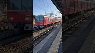 【名鉄】名鉄3500系 + 3100系 (3519F + 3114F) 二ツ杁駅 通過 (2023.6.3) -Nagoya Railroad- #Shorts