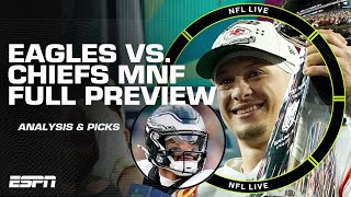 PREVIEWING Eagles vs. Chiefs SB LVII REMATCH on Monday Night Football 🏈 | NFL Live