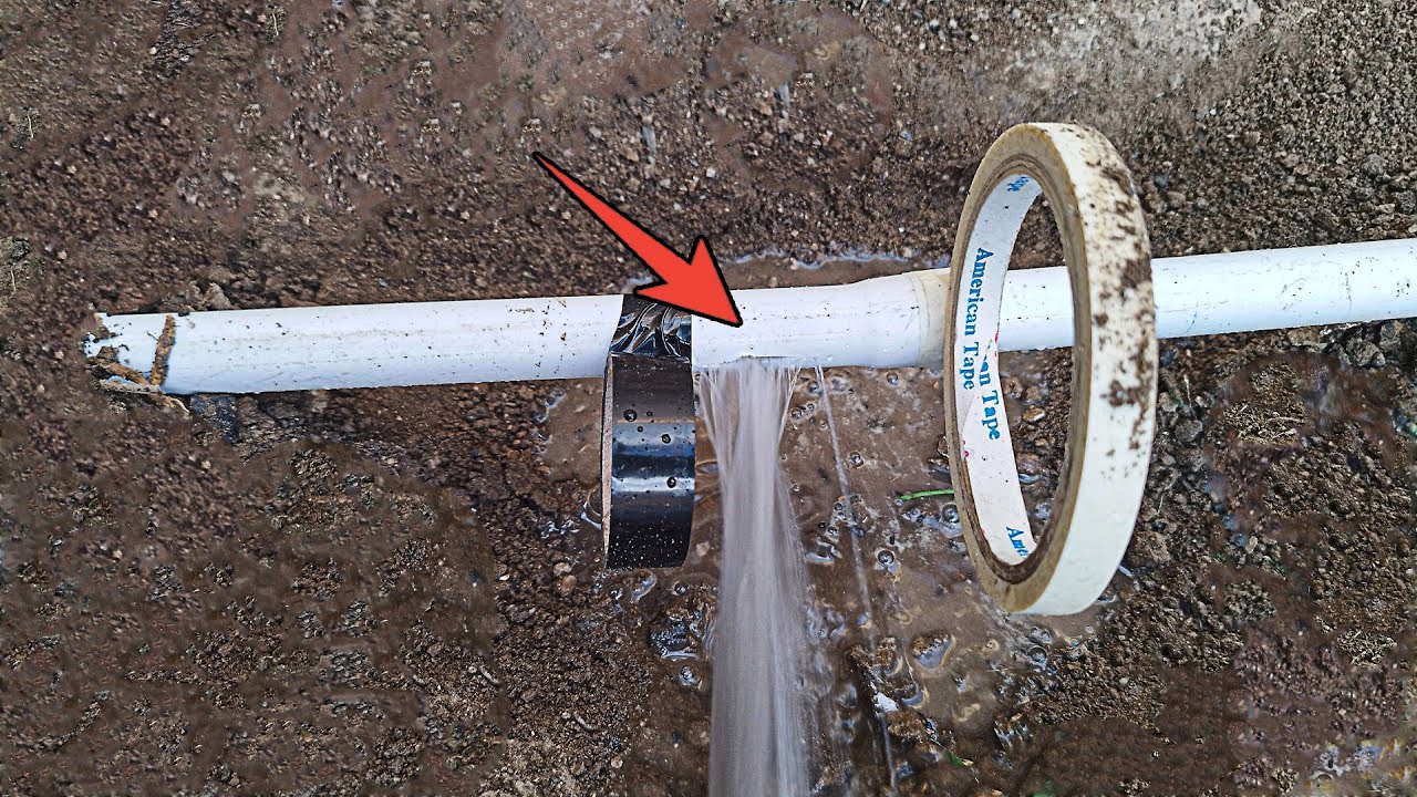 Easiest Way To Fix A Broken PVC Pipe ! A Method With Readily Available ...