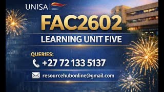 FAC2602 LEARNING UNIT FIVE