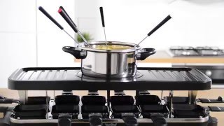 VonShef Raclette Grill with Fondue