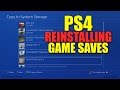 How To: Reinstalling PS4 Game Saves [ USB Flash Drive & Playstation Plus ]
