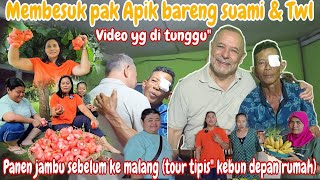 NYESEL KENAPA GAK DARI DULU‼️KEADAAN PAK APIK SETELAH OP || PANEN JAMBU DI KEBUN SENDIRI