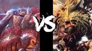 Warmachine Hordes Videocast: Minions Blindwater (Rask) vs Khador (Butcher Unleashed)