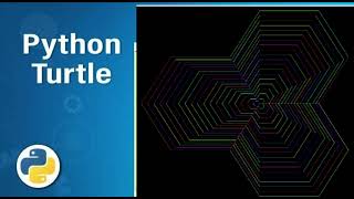 Mesmerizing Python Turtle Pattern A Colorful Geometric Journey ๐๐ข Made with Clipchamp#shorts