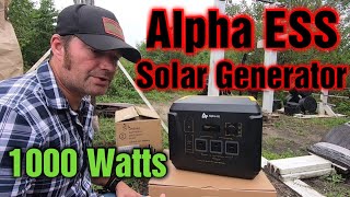 Alpha ESS 1000 Watt Portable Solar Generator