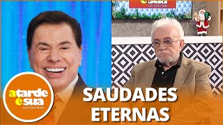 Moacyr Franco desabafa sobre morte de Silvio Santos: \