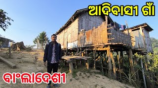 ବାଂଲାଦେଶୀ ଚକ୍ମା ଆଦିବାସୀ ଗାଁ || Exploring the Unique Chakam Tribal Village \u0026 House in Mizoram