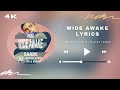 Wide Awake (LYRICS) - Eric Saade | Gustaf Noren | Filatov & Karas