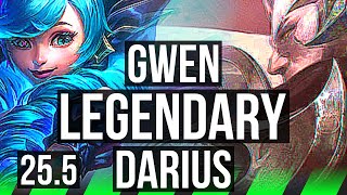 GWEN vs DARIUS (JGL) | Legendary | KR Master | 25.5