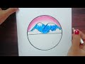 nature scenery drawing how to draw natural scenery for beginners